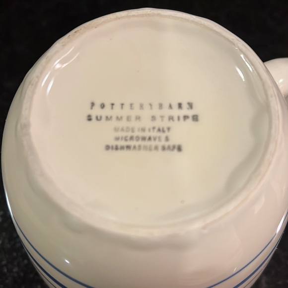 Pottery Barn Summer Stripe Large Cup/ Mug - Set of 2 - Picture 3 of 6